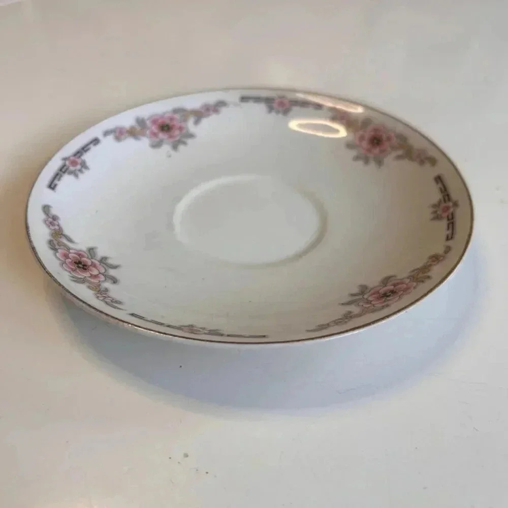 Rare 2 Art Deco Alfred Meakin Milldale Cups and Saucers from 1920’s - Picture 7 of 10